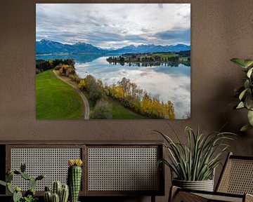 Lac Forggensee dans l'Allgäu sur Mustafa Kurnaz