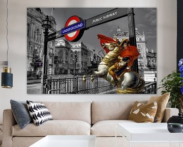 Napoleon takes over London van Rene Ladenius Digital Art