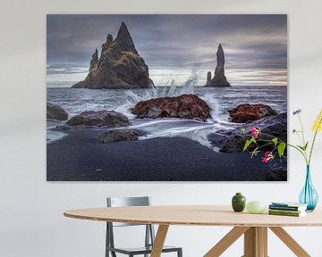 Plage de Reynisfjara sur Marcel van Balken