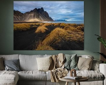 Berglandschap in IJsland van Marcel van Balken