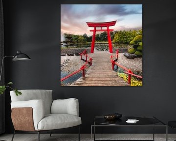 Japanischer Garten, Arcen von Digital Art Nederland