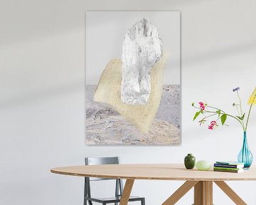 Collage de paysages de pierres et de pierres précieuses. sur Studio Allee