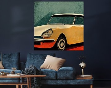 Citroen DS Illustration von Carla van Zomeren