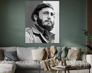 Fidel C Style WPAP van SW Artwork