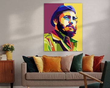 Fidel C Pop Art WPAP