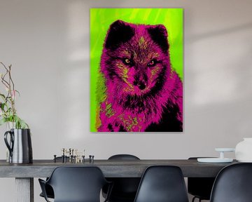 Pop Art Fuchs von Mad Dog Art