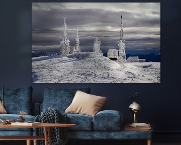 Station météo sous la glace sur LUC THIJS PHOTOGRAPHY