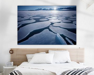 Het ijs op Antarctica smelt Illustratie van Animaflora PicsStock