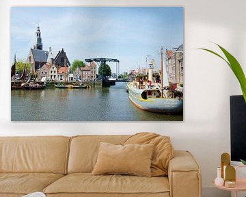 Historic harbour basin Maassluis by Maurice Verschuur