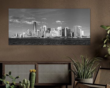 Skyline Manhattans von der Staten Island Ferry von Dirk Verwoerd