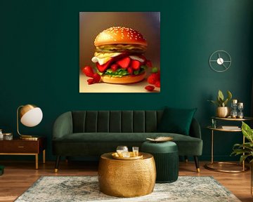Strawberry burger 2 by Jonas Potthast