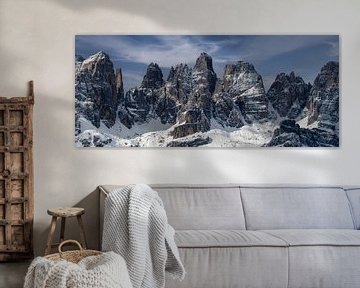 Panorama des Dolomites de Brenta sur LUC THIJS PHOTOGRAPHY