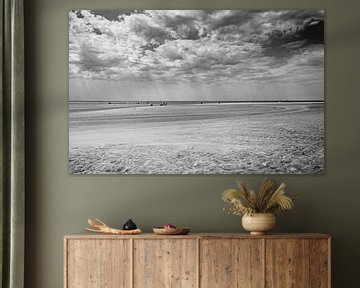 Het strand bij Le Veillon von Hans Heemsbergen