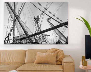 Masten von Segelschiffen. von Alie Ekkelenkamp