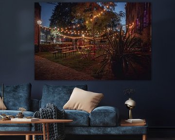 Un jardin illuminé à Zwolle sur Jaimy Leemburg Fotografie