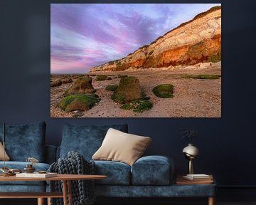 Hunstanton Cliffs at sunset