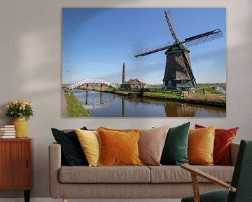 The polder mill of the KAAG by Maurice de vries