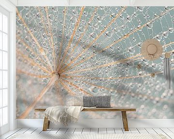 Pastel: Drops decorate the morning star by Marjolijn van den Berg