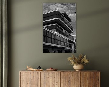 Vierkant op vierkant zwart/ wit | Amsterdam | Nederland Reisfotografie van Dohi Media