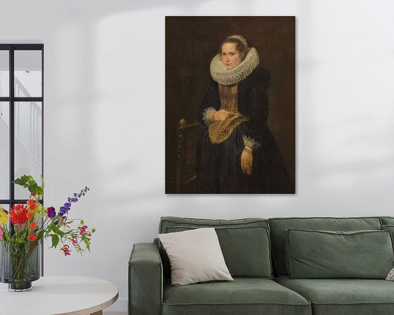 Portrait D'Un Homme En Armure Anthony van Dyck tableau impression sur toile
