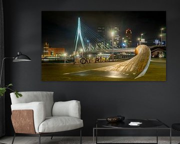 Erasmusbrug Rotterdam .