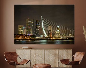 Erasmusbrücke Rotterdam Niederlande .