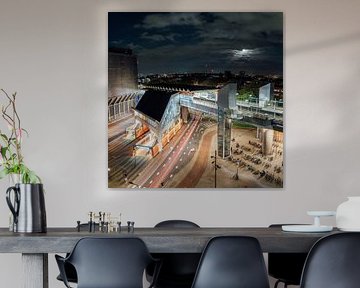 Metrostation Maashaven in Rotterdam .
