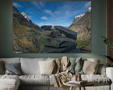 Adembenemend Berglandschap (Noorse Fjorden) van Jordy de Vries