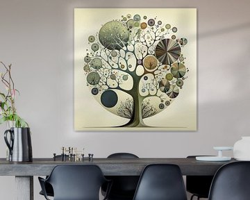 Abstracte boom van Bert Nijholt