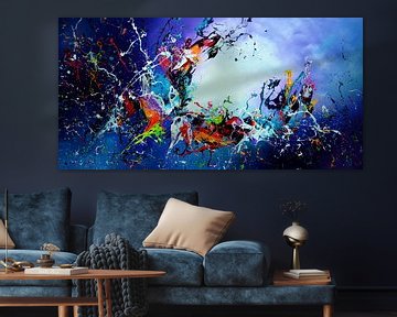 Blue Galaxy van Gena Theheartofart