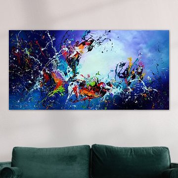 Blaue Galaxie von Gena Theheartofart