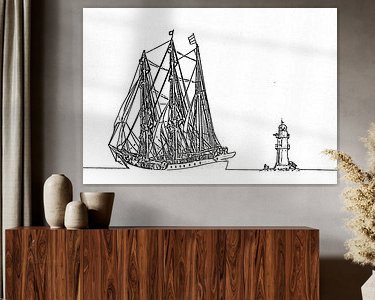 Example of the artwork in a room