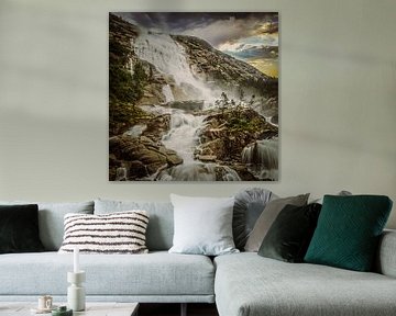 Noorwegen Langfoss waterval