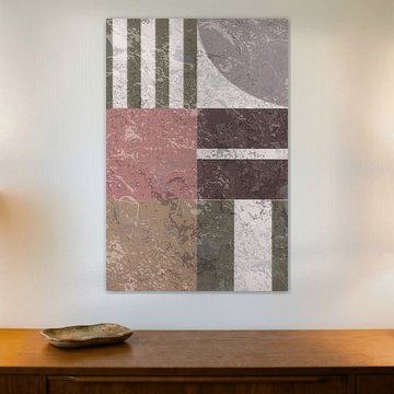 ABSTRACT GEOMETRIC ART MARBLE ART DECO 2