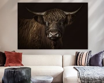 Scottish highlander by Bert Nijholt