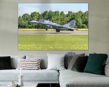 Décollage d'un MiG-29 polonais. sur Jaap van den Berg