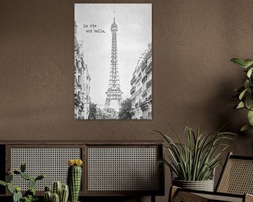 PARIS La vie est belle by Melanie Viola