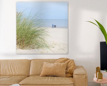 Oostzeestrand aan de kust van Swinoujscie in Polen