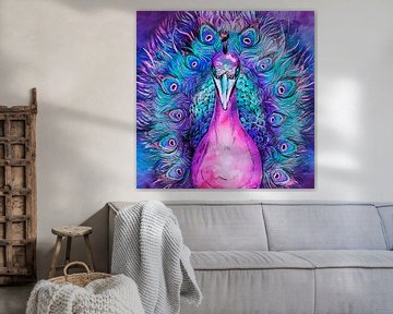 Japanese peacock by Mad Dog Art