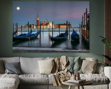 Venedig bei Vollmond von Alex Neumayer