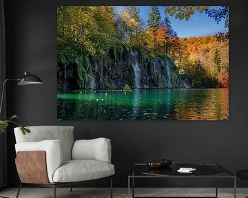 Plitvice meren en watervallen in oktober van Alex Neumayer