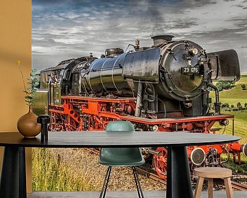 Dampfzug durch das Limburger Hügelland