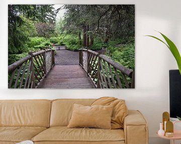 Een tuinpad in de zomer van Claude Laprise