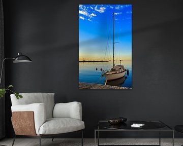 Port with yacht