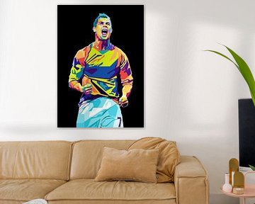 Cristiano Ronaldo pop art van andrean