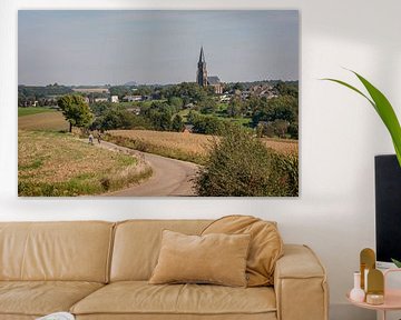 Panoramic village of Vijlen in South Limburg by John Kreukniet