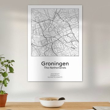 City map - Netherlands - Groningen