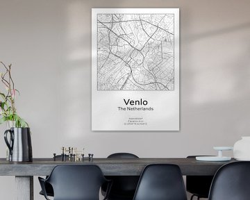 Stadtplan - Niederlande - Venlo von Ramon van Bedaf