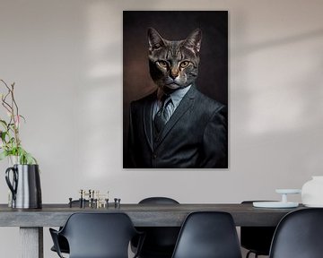 Katze im Anzug von Bert Nijholt
