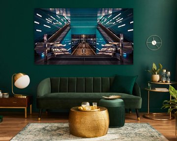 Hamburg Subway Industrial Wall Art by Millennial Prints